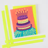 bright birthday card for kids by exit343design
