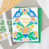 colorful thank you card by exit343design