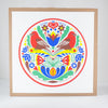 house finch art print hex sign art by exit343design