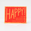 happy choose-your-own occasion card, happy birthday card, checklist card by exit343design