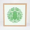 beer hop art print for craft beer lover artwork