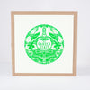 The Garden State print, New Jersey state icons art by exit343design