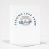 sending love from Pittsburgh greeting card by exit343design
