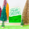 modern Merry Christmas card by exit343design