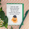 Gritty mascot Christmas card by exit343design
