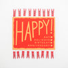 happy choose-your-own occasion card, happy birthday card, checklist card by exit343design