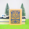faux stamp thank you card by exit343design