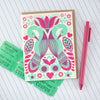 blank bird card by exit343design