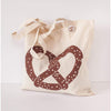 soft pretzel tote bag