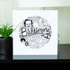 Baltimore icons art print by exit343design