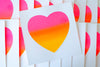 neon heart art print for gallery wall