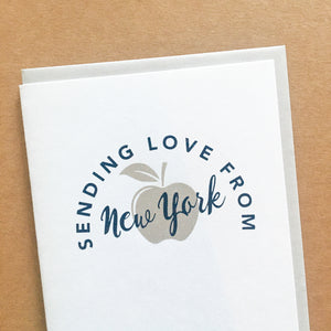 simple New York City greeting card by exit343design