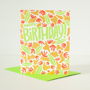 colorful tropic birthday card for all ages by exit343design