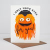 Gritty greeting card, Gritty Valentines card, Philadelphia love card by exit343design