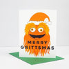 Merry Grittsmas holiday card, Gritty Christmas card, Philadelphia Christmas card by exit343design