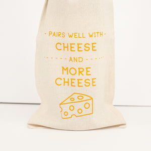 funny gift bag for cheese lover by exit343design