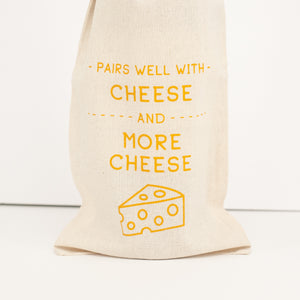 funny gift bag for cheese lover by exit343design