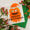 Merry Grittsmas holiday card, Gritty Christmas card, Philadelphia Christmas card by exit343design