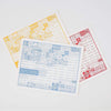 Pyrex and vintage inspired kitchen conversion art print in light blue, printed by exit343design