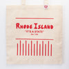 Rhode Island is a state tote bag inspired by the Awful Awful drink