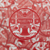 red philadelphia icons sticker souvenir