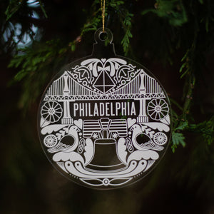 Philly Christmas tree ornament