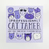 cat lover sticker, gift for cat lover, purple cat sticker