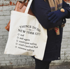 funny new york city souvenir tote bag
