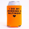 Baltimore gift idea, local craft beer koozie, drink local can coolie, Baltimore craft beer, Baltimore koozie
