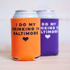 Baltimore gift idea, local craft beer koozie, drink local can coolie, Baltimore craft beer, Baltimore koozie