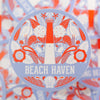 Long Beach Island sticker, Jersey Shore vinyl sticker, new jersey shore icons, Harvey Cedars art, Beach Haven art, Ship Bottom art