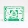 birthday buck handprinted birthday card by exit343design, each card good for one birthday wish