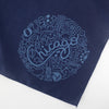 blue dog bandanna with Chicago icons by exit343design