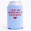 Chicago gift idea, local craft beer koozie, drink local can coolie, Chicago craft beer, Chicago koozie
