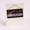 anniversary congratulations card, simple anniversary card, card for wedding anniversary