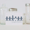 bride and groom congratulations card by exit343design