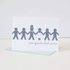 bride and groom congratulations card by exit343design