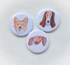 short dog magnet set by exit343design