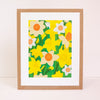 spring daffodils art print, home garden digital art print, flower art for your wall, narcissus flowers art