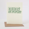 funny wedding card for groom card for guy by exit343design