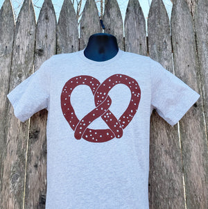 soft pretzel tshirt, philly pretzel shirt
