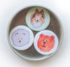 fluffy dogs magnet set by exit343design