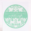 Pittsburgh Christmas card, warm holiday greetings from Pittsburgh, folk Christmas card from Pittsburgh