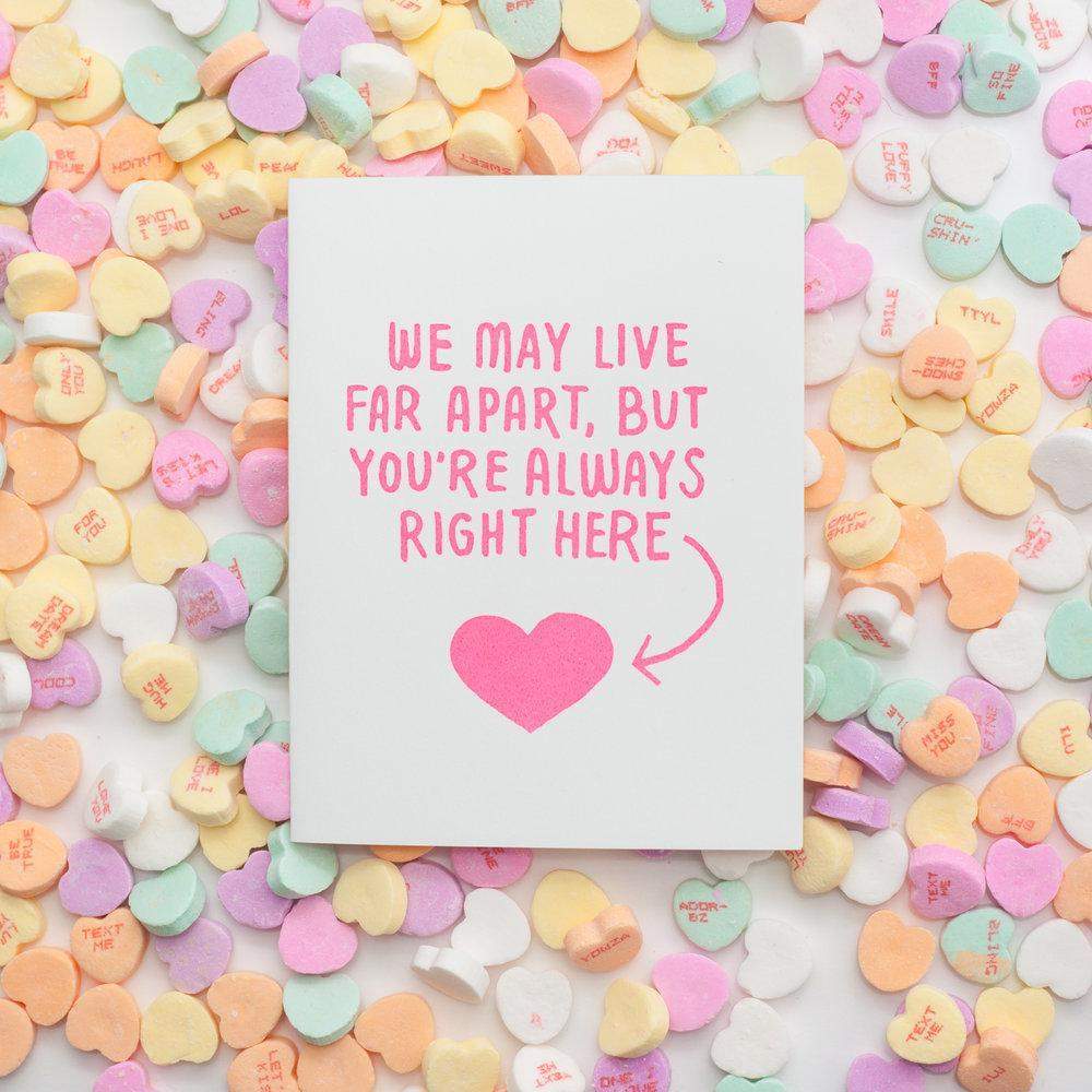 friendship card, card for long distance friend, sympathy card for a fr ...