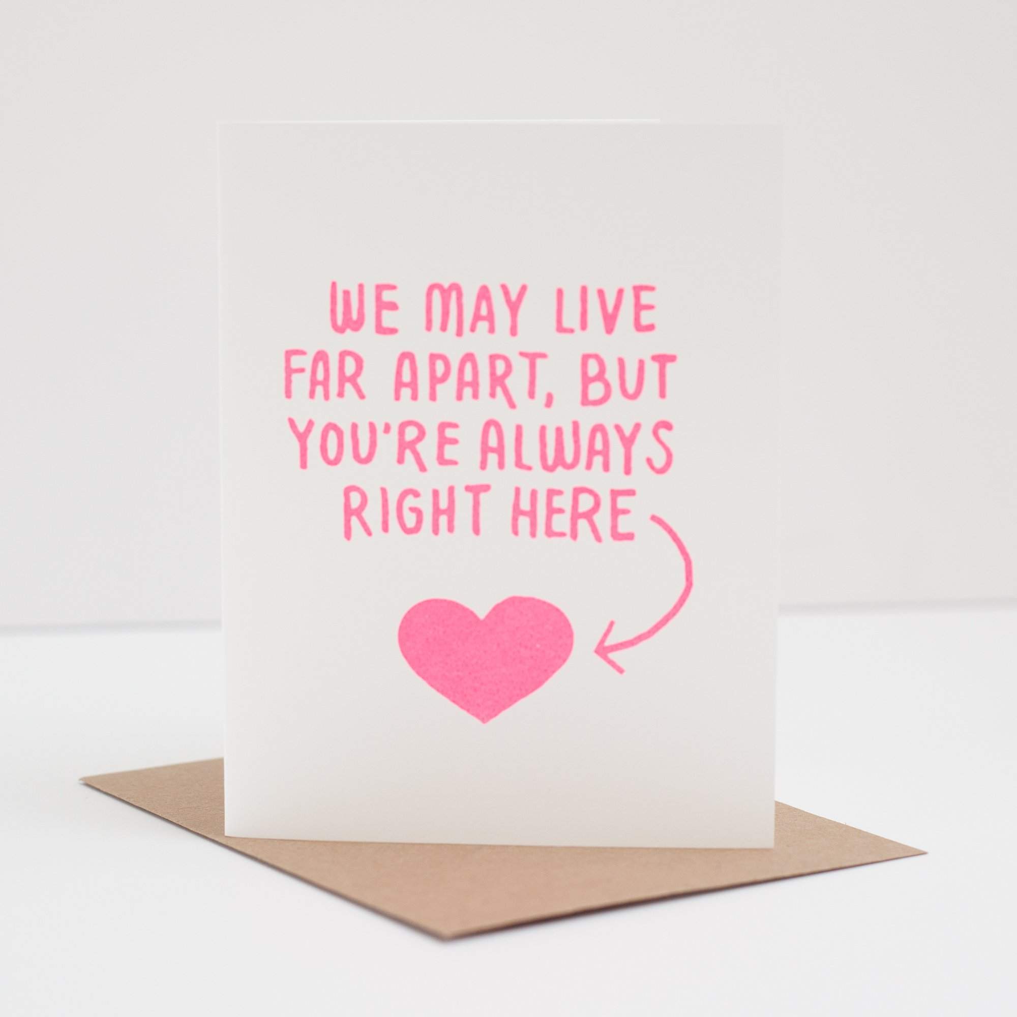 friendship card, card for long distance friend, sympathy card for a fr ...