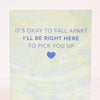neutral toned sympathy card for grieving friend