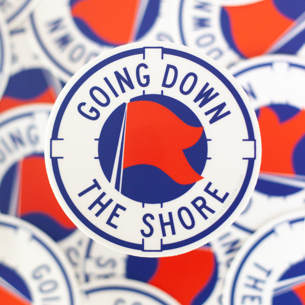 Jersey shore sticker, going down the shore sticker, funny New Jersey s ...