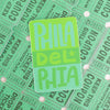Philadelphia sticker, original Philadelphia souvenir, green Philly sticker, Philadelphia pride