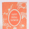 bridal shower card, vintage floral pattern card for bridal shower, bridal shower gift, gift for bridal shower