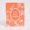 bridal shower card, vintage floral pattern card for bridal shower, bridal shower gift, gift for bridal shower